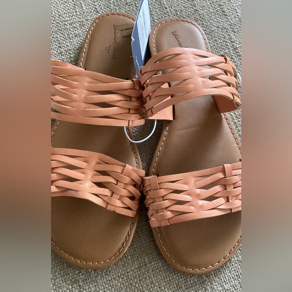 Orange Sandal made by universal threads size 6